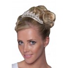 Classic Diamante Tiara With A Hint Of Pearl