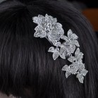 Diamante Flowers Headpiece