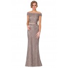 SEXYHER Charming  Lace Fish Tail Covered Long Evening Cadbury Purple,Dark Beige,Green Bridesmaid Dress - EDYP8008
