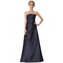 SEXYHER STRAPLESS With Beading  Details NAVY Bridesmaids Formal Evening Dress -EDJ1775S