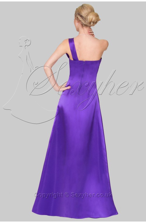 SEXYHER A-line Princess  One Shoulder  Bridesmaids Formal Evening Dress - EDJ1641