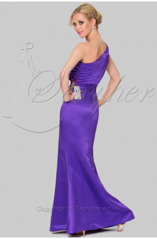 SEXYHER Trumpet Mermaid One Shoulder  Bridesmaids Formal Evening Dress - EDJ1643