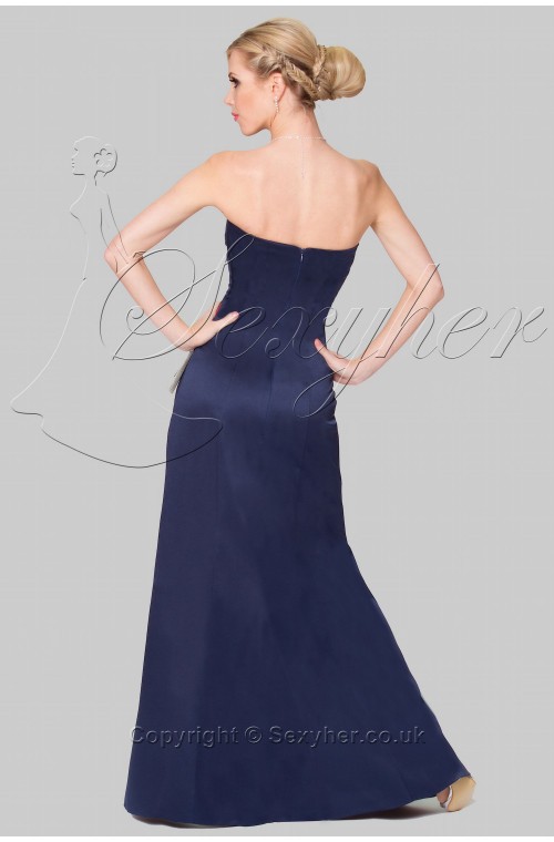 SEXYHER A-line Princess  Strapless  Bridesmaids Formal Evening Dress - EDJ1648