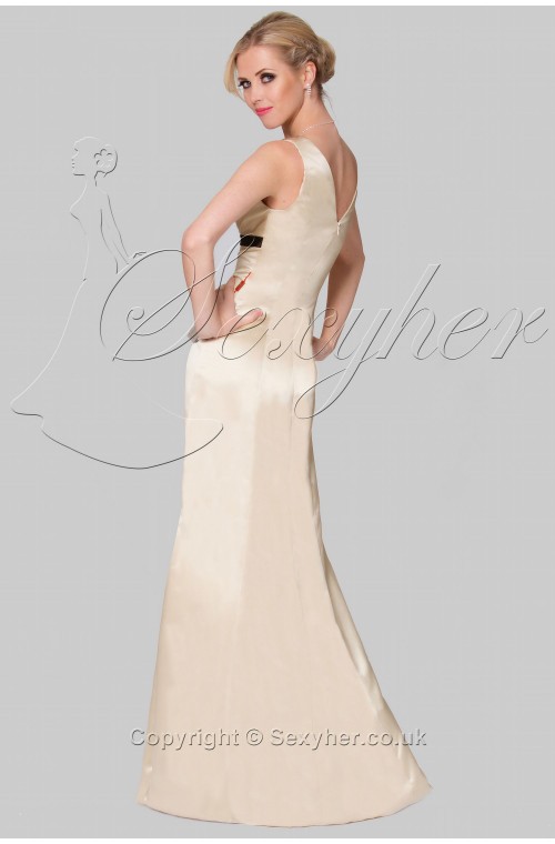 SEXYHER A-line Princess V-neck Bridesmaids Formal Evening Dress -EDJ1656