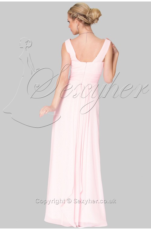 SEXYHER A-line Princess V-neck Bridesmaids Formal Evening Dress -EDJ1659