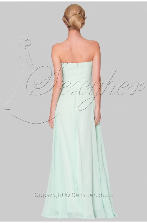 SEXYHER Full Length  Strapless  Bridesmaids Formal Evening Dress -EDJ1661