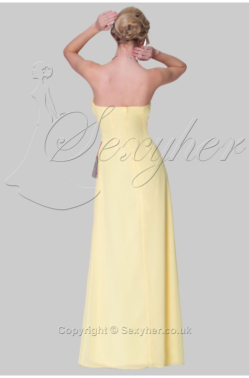 SEXYHER Full Length  Strapless Bridesmaids Formal Evening Dress -EDJ1663