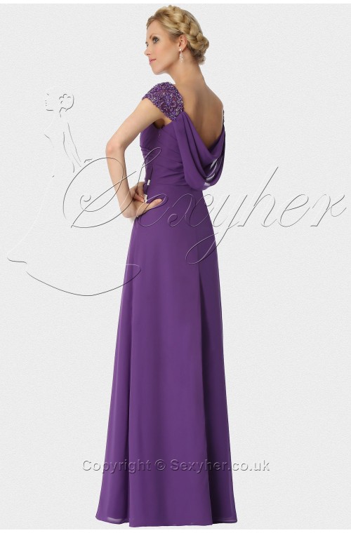 SEXYHER Off-the-shoulder Bridesmaids Formal Evening Dress -EDJ1769S/1