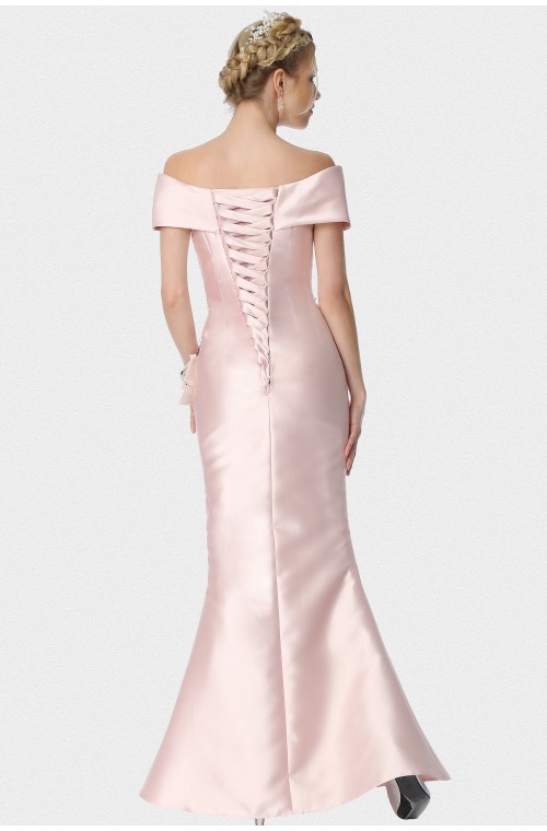 SEXYHER Pink UK8 Off shoulder fishtail Formal Evening Dress -EDJ1777