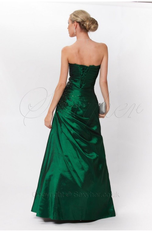 Gorgeous Corset  Ball Gown Prom Dress Puffy Evening Blue,Green Dress