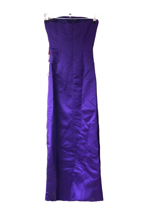 uUK10 Classic Strapless Formal purple dress ED8869S/1