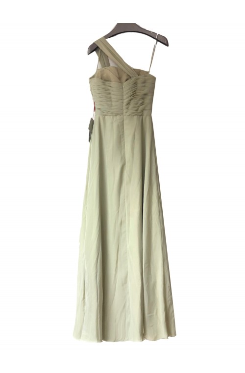 UK8- One Shoulder Ruching Style  Evening Dress -EDJ1112S