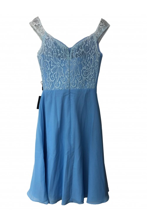 Gorgeous Strapless Sweetheart Chiffon lace Bridesmaids Cocktail Dress-BD2028S