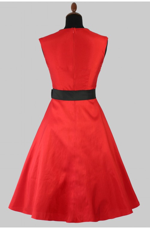 SEXYHER Ladies 1950's Vintage Style   Sweetheart  Neck Classic Dress - RBYP1710S/1