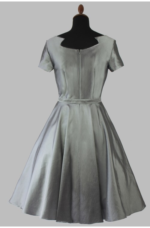 SEXYHER Ladies 1950's Vintage Style   Square  Neck Classic Dress - RBYP1711S